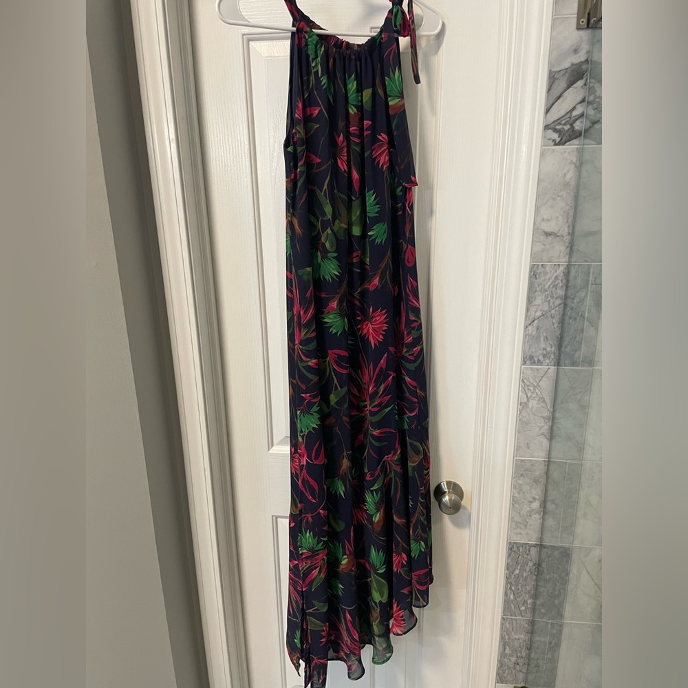 Just…Taylor Chiffon Tropical Maxi Dress - Size 8